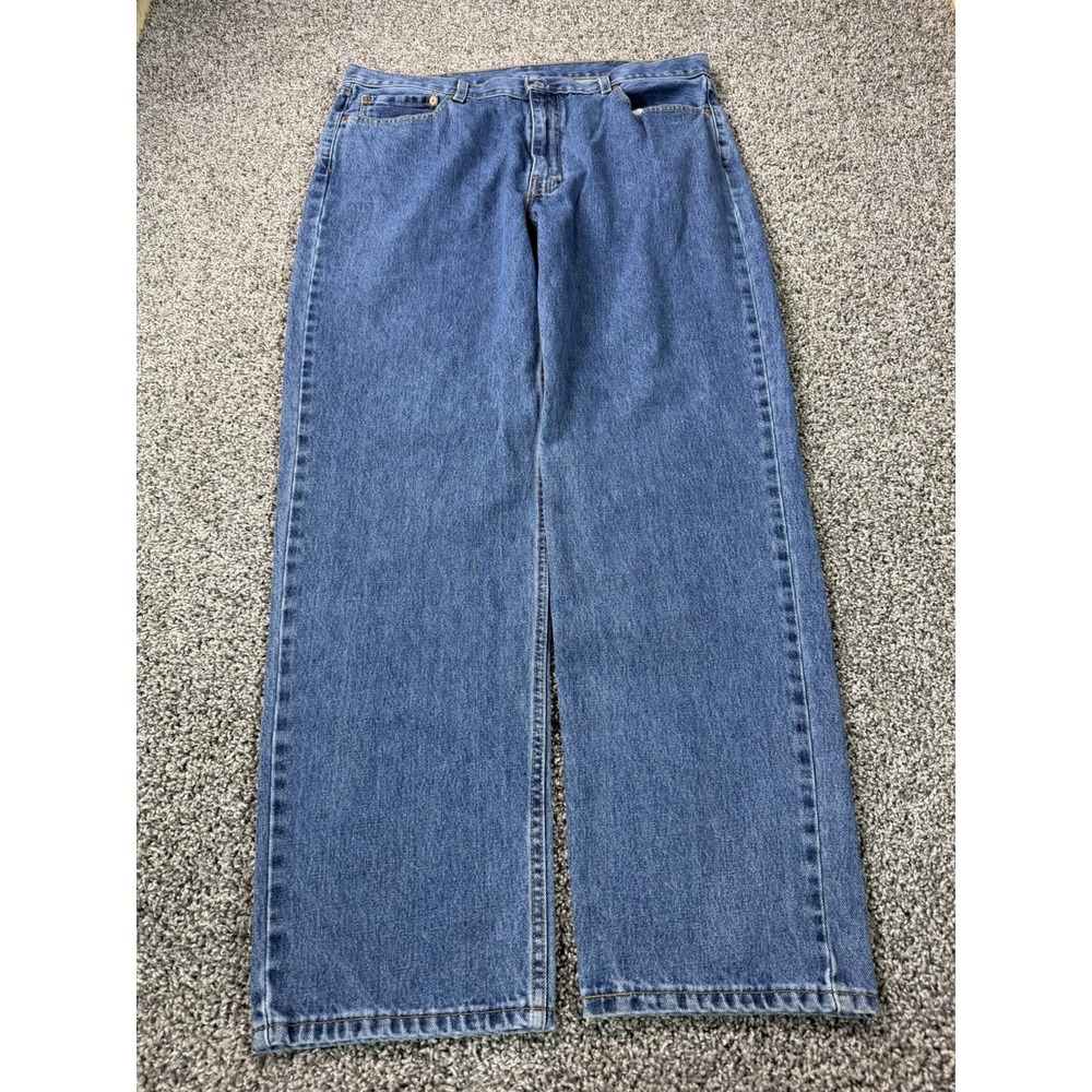 Levis 550 Relaxed Fit Straight Jeans Men's Size 40X34 Blue